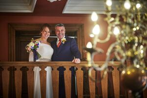 The lucky couple that has been married at Cannon Hall. 