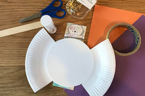 Paper plate elephant