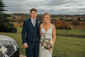 The lucky couple getting married at Cannon Hall.